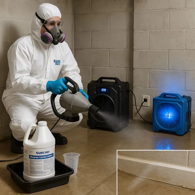 Sanitization and Odor Removal process in Roscoe, TX