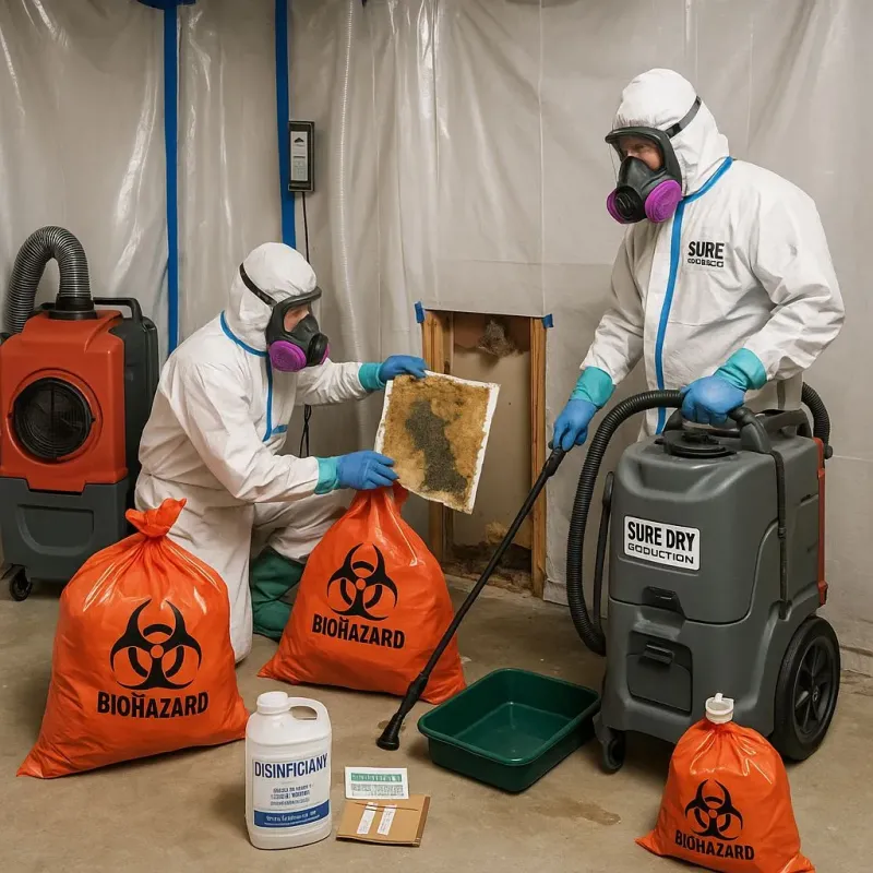 Contaminated Water Handling Protocols process in Roscoe, TX